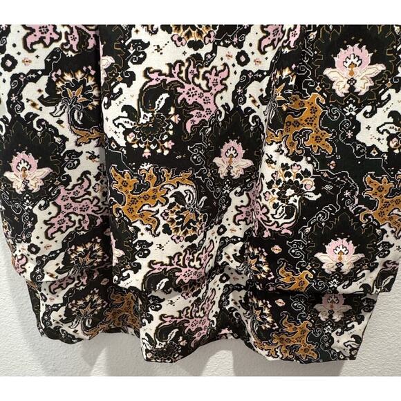 A.L.C. Tordi Mini Dress Women’s Size 12 Floral Pleat Silk Blend Pockets Layered - Picture 6 of 10